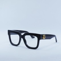 GUCCI GG1549O 001 Black 52mm Eyeglasses New Authentic - £206.02 GBP