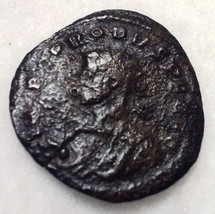 Probus SALVS AVG Hygieia stg feeding snake ancient Roman coin - £19.45 GBP