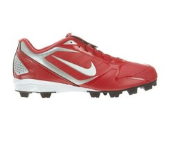 Men&#39;s Guys NIKE KEYSTONE LOW BASEBALL CLEATS SHOES red 375560 611 NEW $50 - $39.99