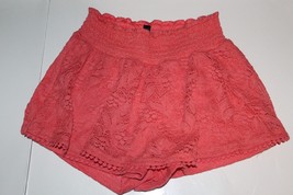 Full Tilt Coral Crochet Stretch Skort Size X-Small Brand New - £14.26 GBP