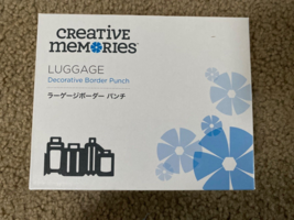 Creative Memories Luggage Decorative Border Punch Scrapbooking NIB Suitcase - $60.50