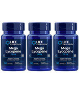MEGA LYCOPENE  PROSTATE  HEART HEALTH 3 BOTTLES  15mg 270 Softgel LIFE E... - £62.15 GBP
