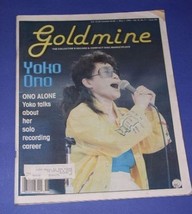 YOKO ONO GOLDMINE MAGAZINE VINTAGE 1992 JOHN LENNON - $39.99