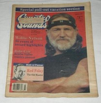 WILLIE NELSON VINTAGE COUNTRY SOUNDS MAGAZINE 1987 - $29.99