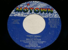 Willie Hutch Party Down 45 Rpm Record Vintage 1975 - £15.13 GBP