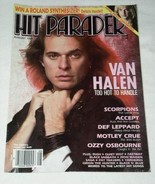 VAN HALEN VINTAGE HIT PARADER MAGAZINE COVER PHOTO 1984 - $33.89 CAD