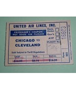 United Air Lines Vintage 1947 Flight Ticket Stub - £14.87 GBP