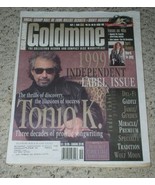 Tonio K. Goldmine Magazine Vintage 1999 - £31.31 GBP