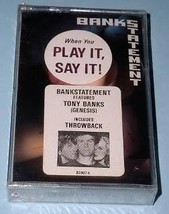 Tony Banks Cassette Tape 1989 Bankstatement Sealed Promotional - $24.99