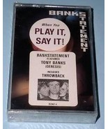 Tony Banks Cassette Tape 1989 Bankstatement Sealed Promotional - $33.89 CAD