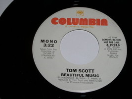 Tom Scott Beautiful Music 45 Rpm Record Promotional - £15.17 GBP