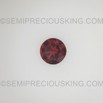 Natural Garnet Round Faceted Cut 5X5mm Rosewood Color SI1 Clarity Loose Gemstone - £1.77 GBP