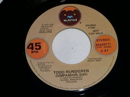 Todd Rundgren Compassion Promotional 45 Rpm 1981 - £14.93 GBP