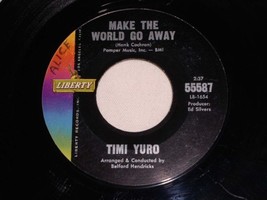 Timi Yuro Make The World Go Away Vintage 45 Rpm Record - £15.22 GBP