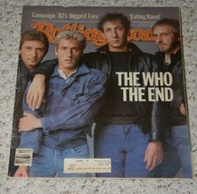The Who Rolling Stone Magazine Vintage 1982 Daltrey - $24.99