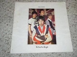 The Who The Kids Are Alright Booklet Vintage 1979 - $24.99