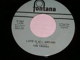 The Troggs Love Is All Around 45 Rpm Record Fontana - £15.22 GBP