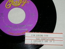 The Temptations I Know I&#39;m Losing You 45 Rpm Record With Juke Box Strip - £15.96 GBP