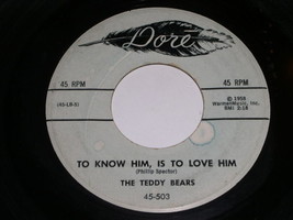 The Teddy Bears To Know Him Is To Love Him 45 Rpm Record - £15.12 GBP