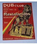 The Rastafarians Concert Promo Card 2011 Echoplex - £15.84 GBP
