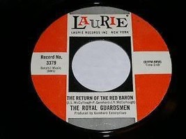 The Royal Guardsmen Return Of Red Baron 45 Rpm Record - £15.97 GBP