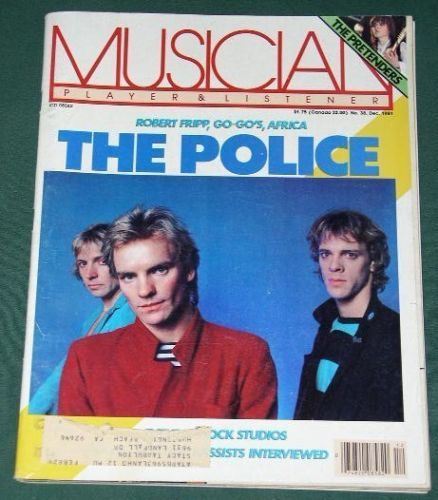 Primary image for THE POLICE STING MUSICAN MAGAZINE VINTAGE 1981