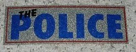 The Police Sting Bumpersticker Vintage Glitter Logo - $22.99