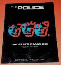 The Police Concert Tour Program Vintage 1982 Ghost In The Machine - $24.99
