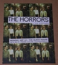 The Horrors Concert Promo Card Glasshouse Pomona 2011 - $19.99