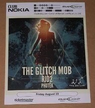 The Glitch Mob Concert Promotional Card El Rey 2011 - £15.61 GBP