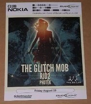 The Glitch Mob Concert Promotional Card El Rey 2011 - £15.72 GBP