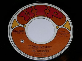 The Goodees Condition Red Vintage 45 Rpm Phonograph Record - £15.22 GBP