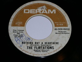 The Flirtations Nothing But A Heartache Vintage 45 Rpm Phonograph Record - £14.96 GBP
