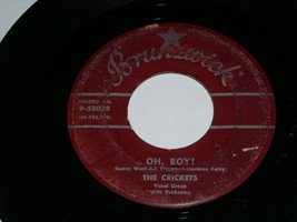 The Crickets Oh Boy 45 RPM Record Brunswick Label - £12.50 GBP