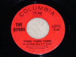 The Byrds Turn Turn Turn 45 Rpm Record Vintage - £14.93 GBP