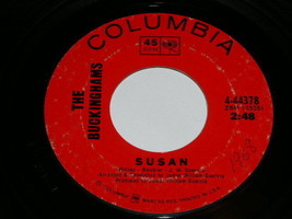 The Buckinghams Susan Vintage 45 Rpm Phonograph Record - £15.17 GBP