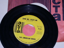 The American Breed Bend Me Shape Me Vintage 45 Rpm Phonograph Record - £15.00 GBP