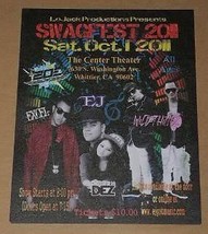 Swagfest Concert Promotional Ad Whittier 2011 - £10.20 GBP