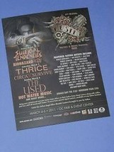 Suicidal Tendencies Card For Musink Tattoo Fest 2011 - £10.22 GBP