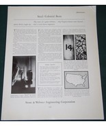 STONE &amp; WEBSTER ENGINEERING FORTUNE MAG AD VINTAGE 1937 - $26.03 CAD