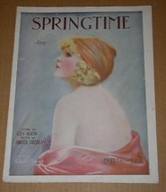 Springtime Song Sheet Music Vintage 1920 - £15.04 GBP