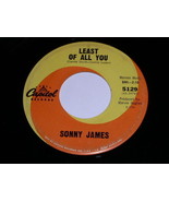 Sonny James Least Of All You 45 Rpm Record - €16,30 EUR