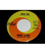 Sonny James On And On 45 Rpm Record - $25.96 CAD