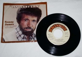 Sonny James Innocent Lies  Promotional 45 Rpm Record W/Pic Sleeve - £14.93 GBP