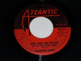 Solomon Burke Just Out Of Reach 45 Rpm Record Rare Vintage - £15.01 GBP