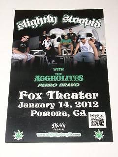 Primary image for Slightly Stoopid Concert Promo Card 2011 Fox Theater Pomona