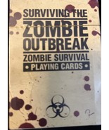 ZOMBIE OUTBREAK SURVIVAL - PLAYING CARD DECK - $12.11 CAD