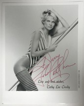 Cathy Lee Crosby Autographed Glossy 8x10 Photo - £22.56 GBP