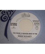 Ronnie McDowell You Made A Wanted Man Of Me 45 Rpm Record Vintage Promo ... - $18.99