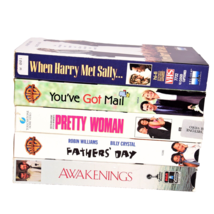 5 VHS Movies Awakenings, Fathers Day, Pretty Woman, You&#39;ve Got Mail, Har... - $10.23